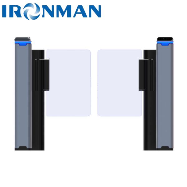 Gym Speed Gate Turnstile Security Access Control Swing Glass Turnstile with 0.5s Unlock Time