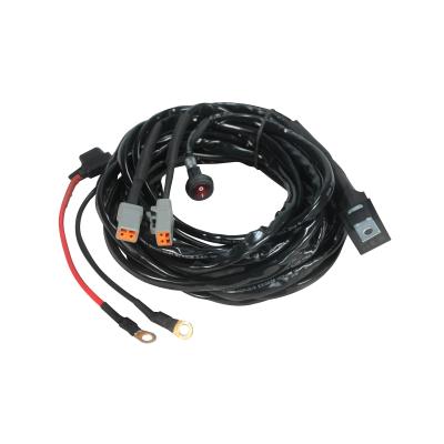 Car Off Road Light Automotive Wire Harness Waterproof 10ft 14AWG ODM
