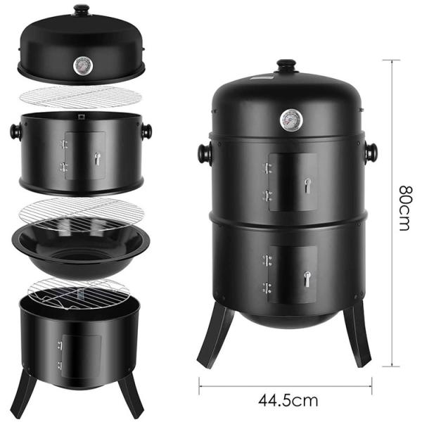 Задворк выдерживая стальной на открытом воздухе уголь гриля заправила топливом ориентированное на заказчика