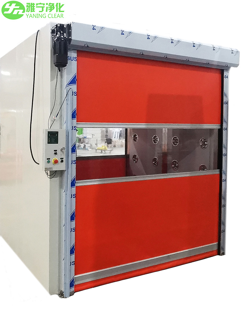 Комната CE/ISO/GMP HEPA Yaning чистая фильтрует ливень воздуха груза двери SUS304 шторки PVC