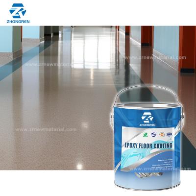High Gloss Colored Self Leveling Floor Coating Stain Resistant Corrosion Protection