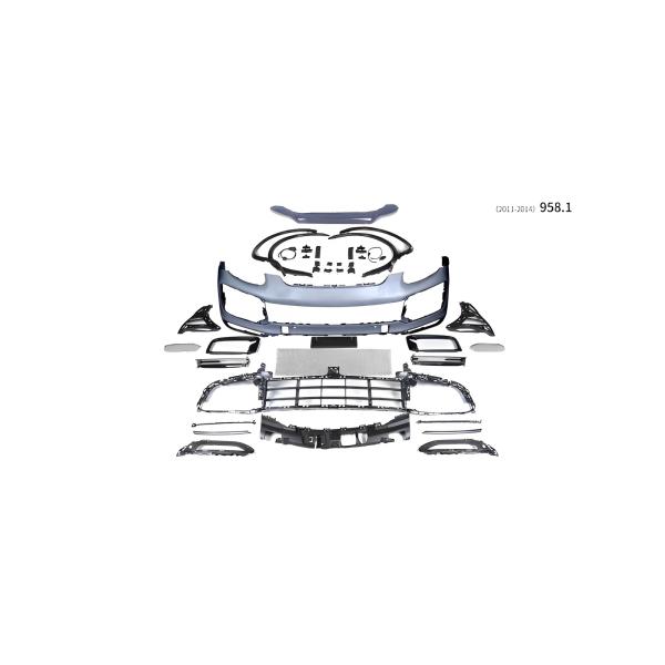 9y0 faros del parachoques delantero para Porsche Cayenne 2011-2014 958.1 faros cosméticos de tipo Turbo