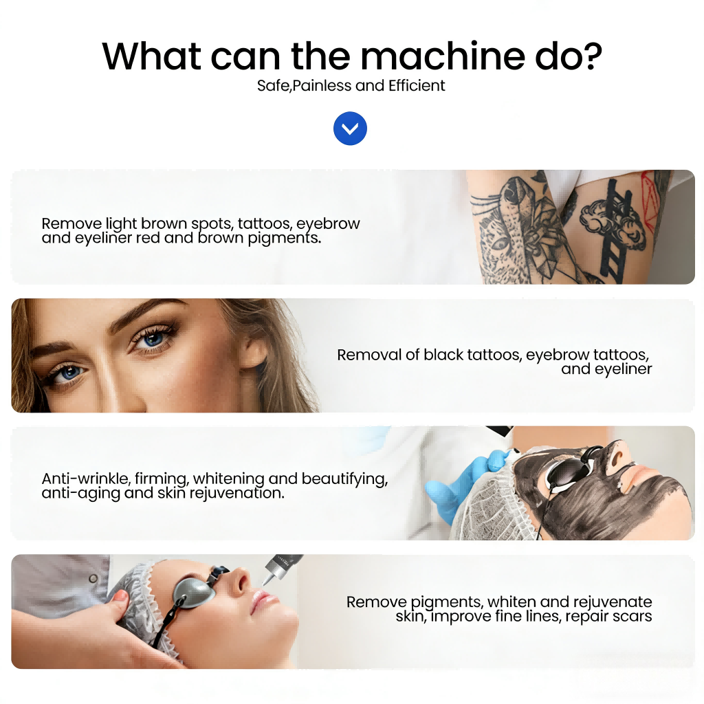 4 Wavelength Picosecond Laser Machine , ND YAG Pigmentation Removal Laser Machine