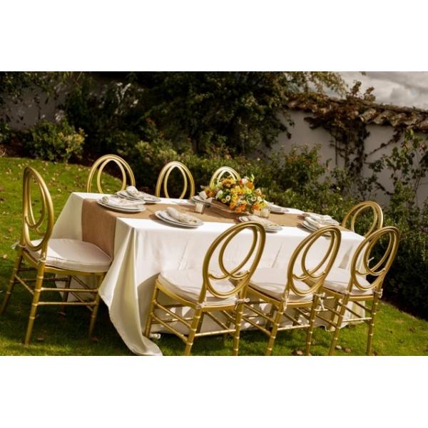 Chaise Chiavari en acrylique moderne pour les hôtels et restaurants