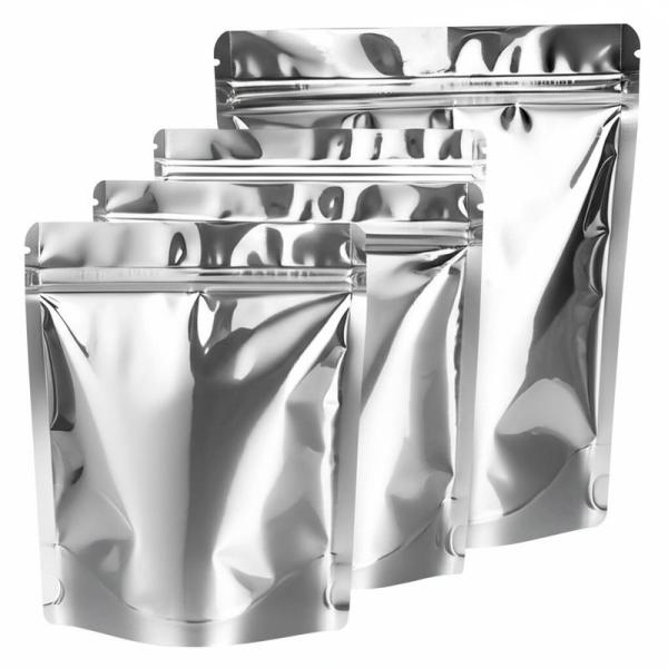 ​Custom Printed Mylar Bags With Resealable Zipper | Food-Grade Barrier Protection