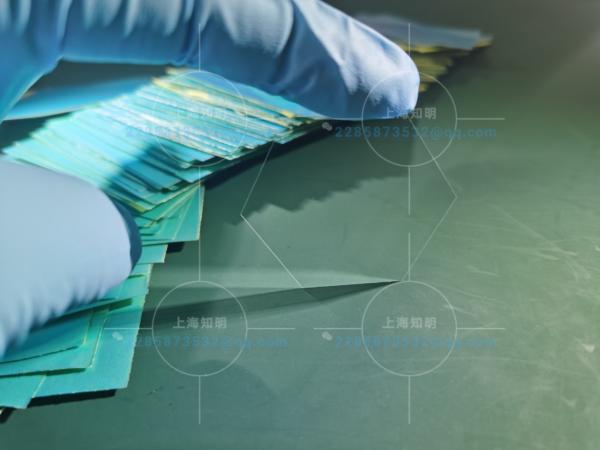 Épaisseur de Sapphire Glass Wafers 0.1mm d'hexagone de polygone