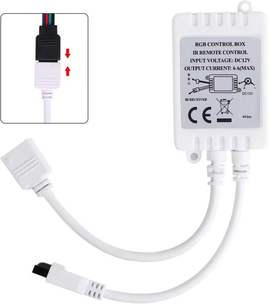 Original Factory 44keys 5V 12V 24V RGB Led Controller RF Wireless Led Light Monochrome Dimmer Remote Controller For Led