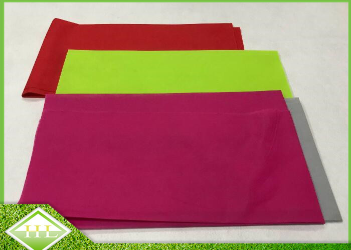 ткань таблицы Recyclable Eco 45gsm TNT SpunBonded не сплетенная дружелюбное 1m x 1m