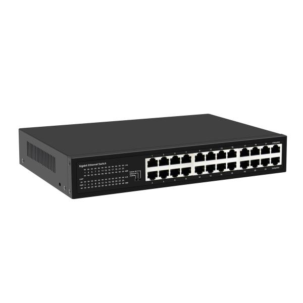 48Gbps Intelligent Industrial Ethernet Switch Practical RTL8382L 24 Port