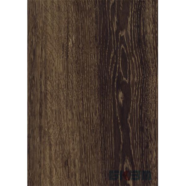 Resistencia ignífuga de madera del rasguño del suelo 5m m del PVC del grano YA-M308-11