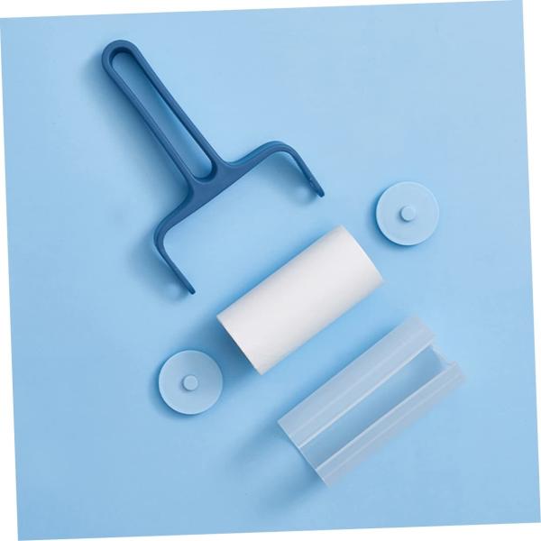 Tearable Roll Paper Sticky Roller Dust Wiper Pet Hair Clothes Carpet Tousle Remover Replaceable Home Cleaning Brush Accessories