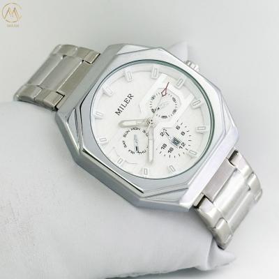 Wholesale Watch Men′s Scale Three Eyes Six Hands Waterproof Quartz Watch