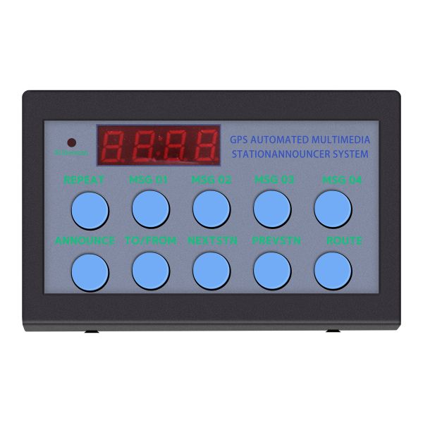GPS Bus Voice Announcement System Intelligent Automated Stop Announcer Vehicle Audio Broadcast Controller OEM