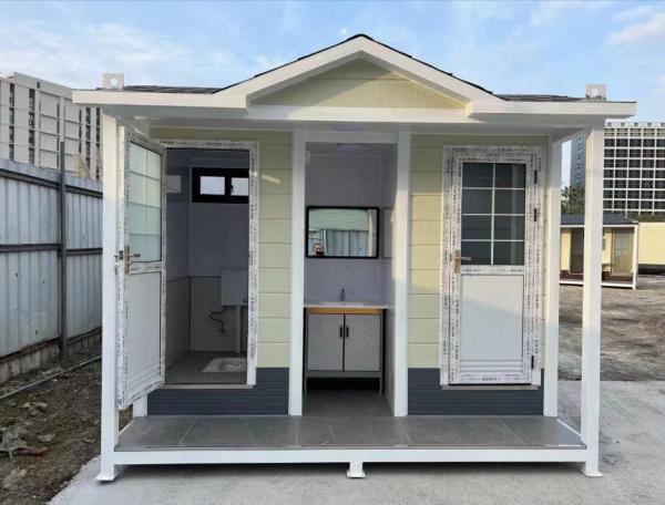 Containerized Emergency Sanitary Container Removable Toilet Anti Corrosion