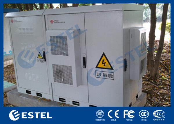 Anti-corrosion Outdoor Powder Coating Outdoor Base Station Cabinet With Heat Exchanger(HEX)
