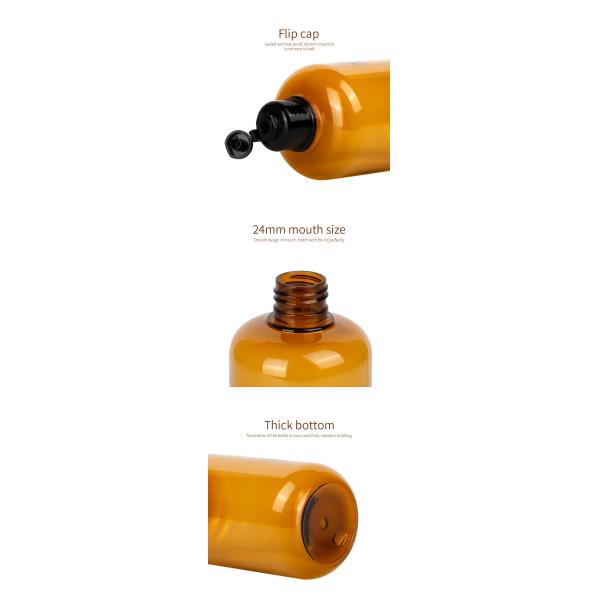 Customized Design Soft Touch Flip Cap Packaging Body Lotion Shampoo Bottle