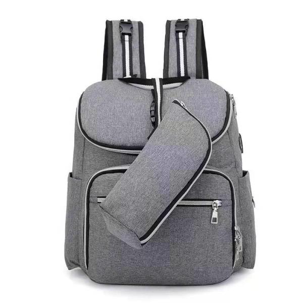 2 In1 Infant Baby Diaper Backpack Mami Mummy Bag With USB Charger