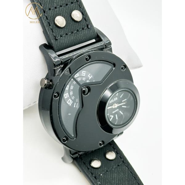 OEM Двойной Движение мужские спортивные часы с джинсовой лентой крючком застежка