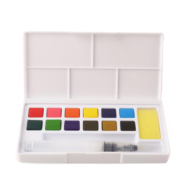 High quality artist watercolor palette 12colors water color paint