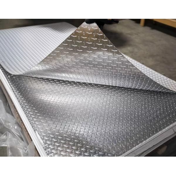 5052 Five Rib Checkered Aluminum Plate 3003 6061 Aluminum Diamond Tread Plate