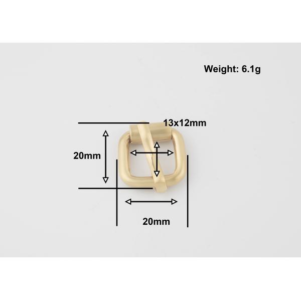OEM Or ODM Professional Shoes Buckles Accessory , 13mm Small Shoe Buckles K2263