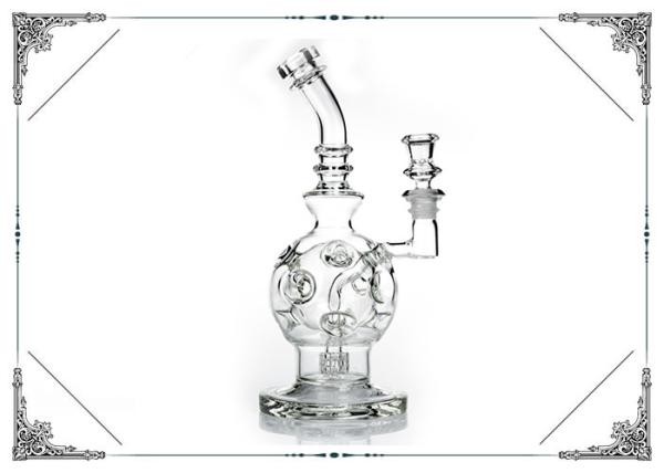 Glass Water Bubbler 11 Inches Eggosphere Matrix Perc Smoking Water Pipes Heady