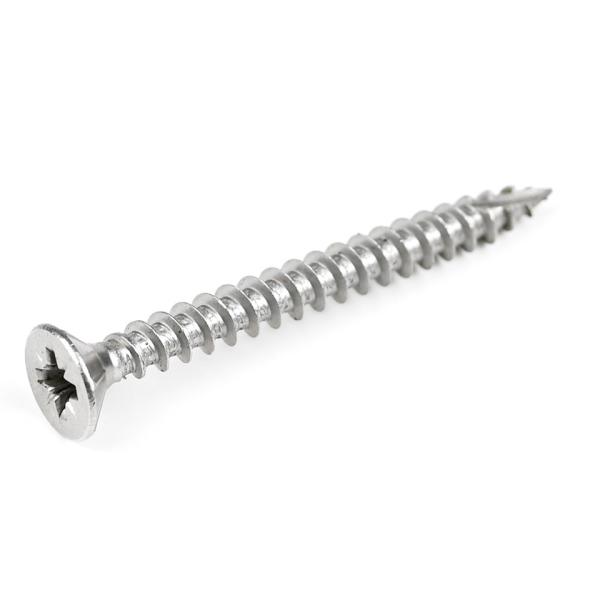 Customized Flat Head Double Countersunk Chipboard Screws for Wood Deck Plain Finish