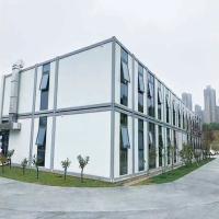 Temporaire mobile des maisons préfabriquées pliables insonorisées pour le chantier de construction