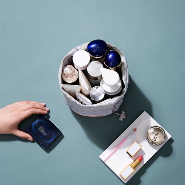 Multi Function Hanging Cosmetic Bag Cylinder Cosmetic Bag Travel  Portable