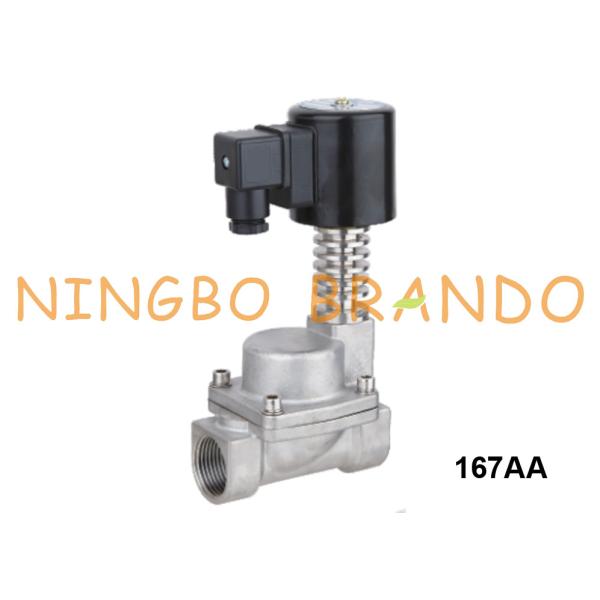 Высокотемпературный клапан соленоида 3/8" 1/2 нержавеющей стали пара» 3/4" 24VDC