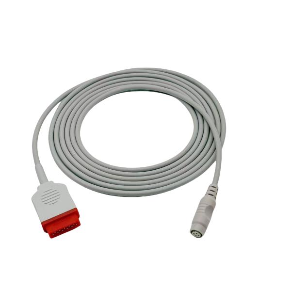 GE IBP Adaptor Invasive Blood Pressure Cable 11 pin For Dash 2500 2000 5000 4000