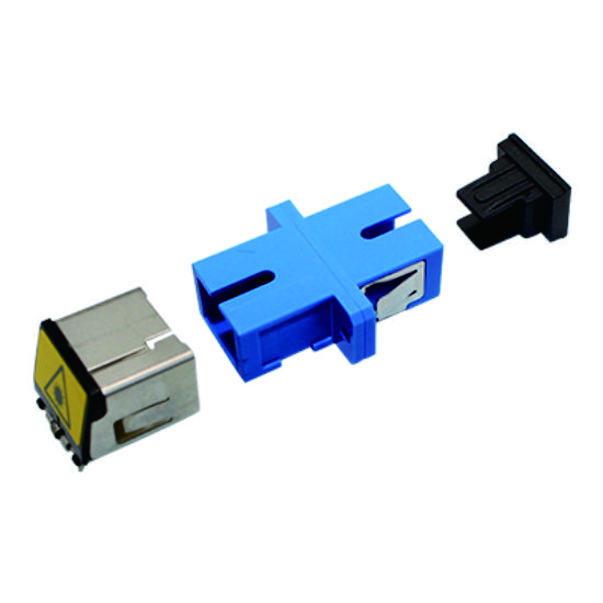 SC SX Metal Avoid Laser Fiber Optic Adapter/Coupler with Flange