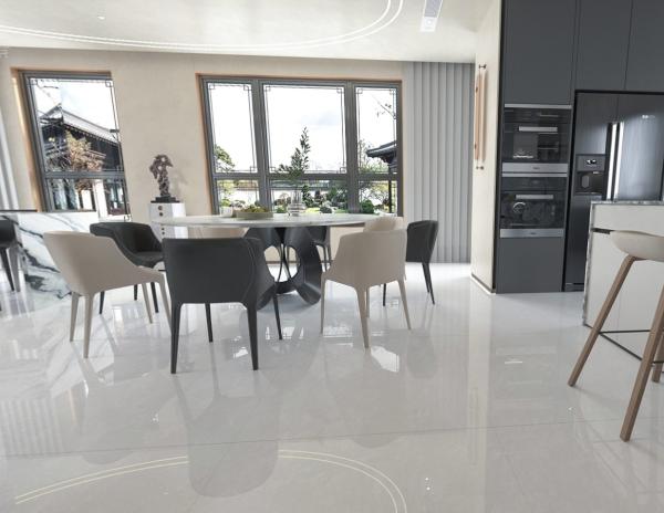Modern and Eco-Friendly Tiles 1000x1000mm Indoor Floor Polished Glazed Porcelain Tile For	Hotel and Decor