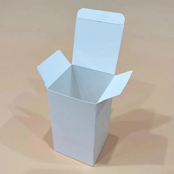 White Cardboard Box Universal Packaging Box White Paper Box Neutral Paper Square Gift Box