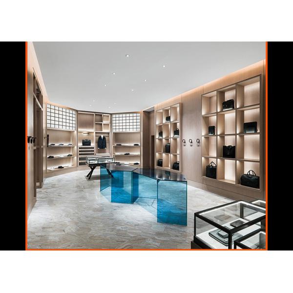 Wall Mounted Shoe Store Display Shelves For Boutique Shoes Bags Display