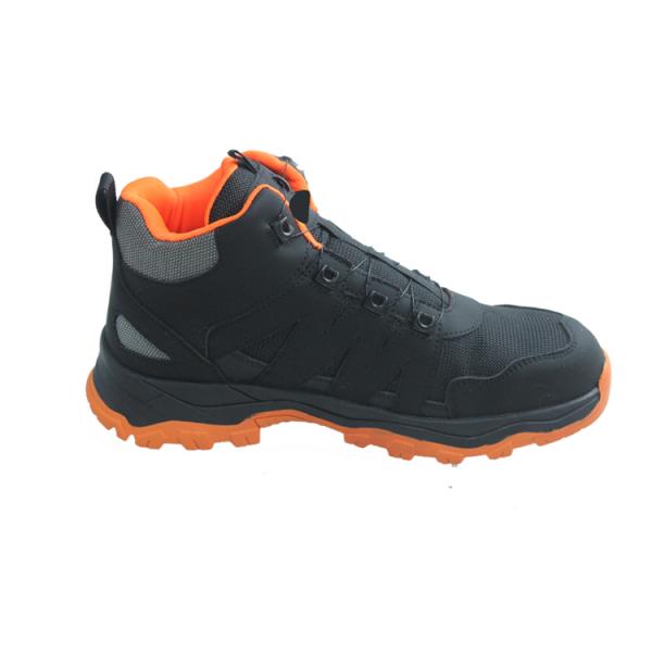 CE Microfiber Leather Rubber Cement Protection Footwear With Mesh Upper Safety Shoes For Men
