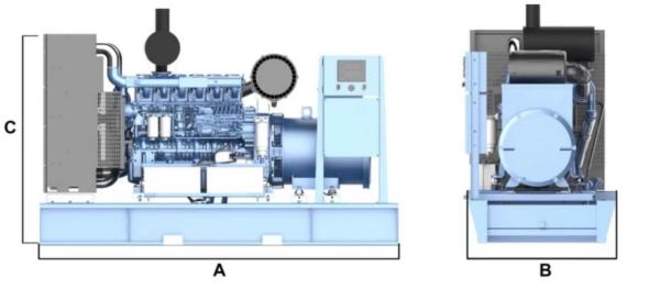 60hz 90kw 112kva WEICHAI Diesel Generator 400V Cummins Generator 150 Kva