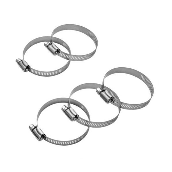 Online Technical Support 6 Inch Hose Clamp Adjustable for 304 Stainless Steel Ducts