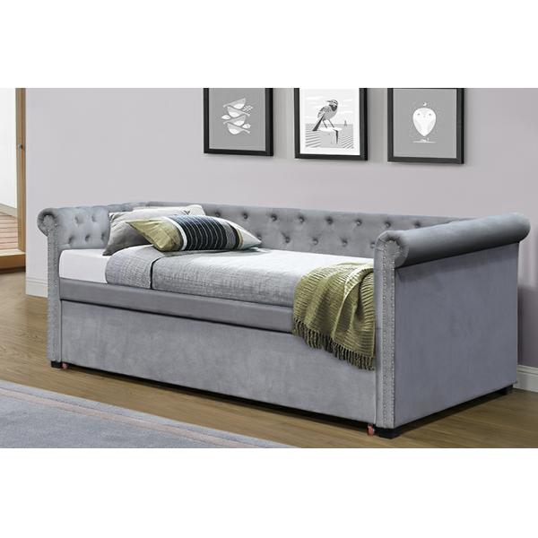 СОЛНЕЧНАЯ европейская обитая кушетка колесика одиночный материал переклейки 90 x 190Cm