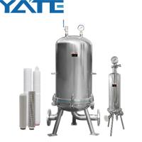 Máquina industrial do filtro de água do metal alojamento de filtro 304 de aço inoxidável de 5 mícrons