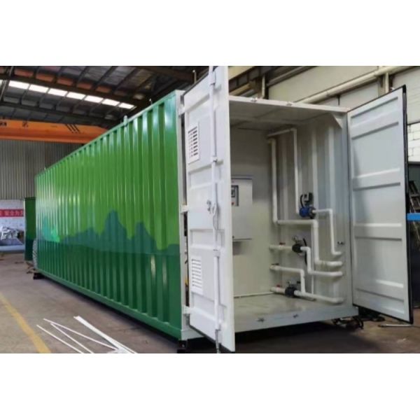 Mobile Biomedia Wastewater Treatment Plant with 95% CODcr and BOD5 Reduction Automatic Running and 10m3-1000m3/Day Processing Power