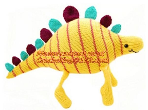 Fashion & Popular Hand Made Crochet Knitted Girl Doll, panda, toy, cotton yarn custom toys