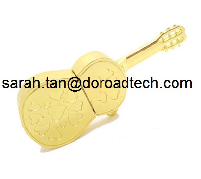 New Cute Jewelry Guitar USB Flash Drives Full Capacity Guaranteed