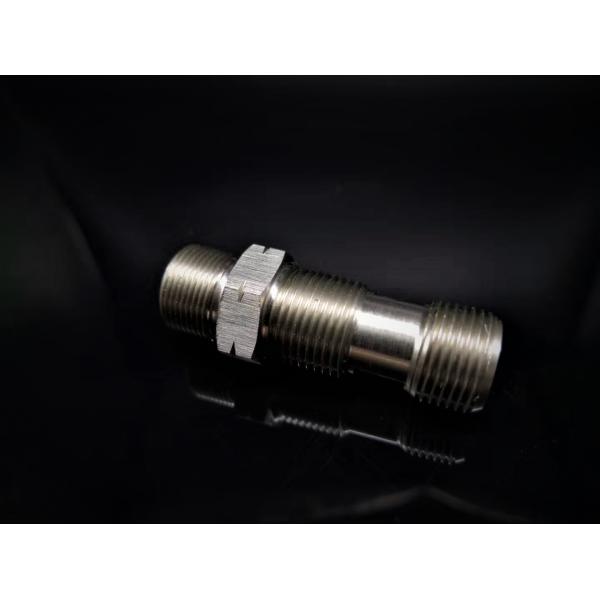 Stainless Steel CNC Connector Parts Hydraulic Motor Hydraulic Pump Pipe Fitting