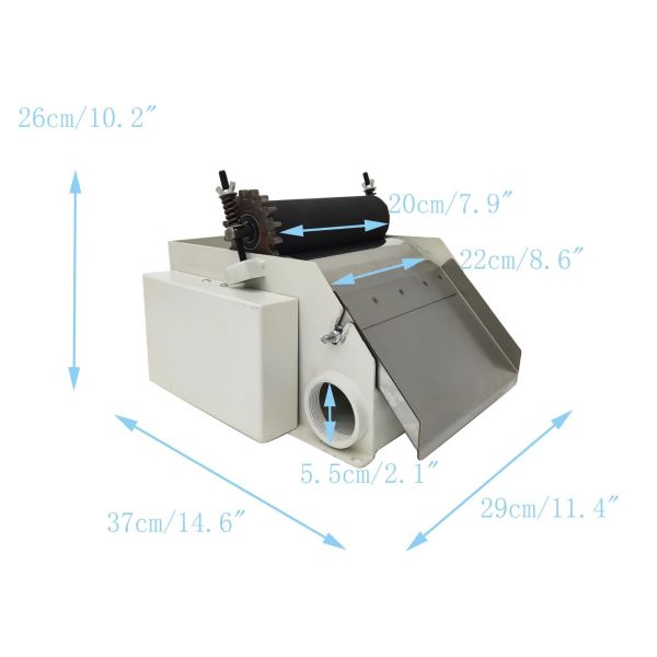 Custom  Magnetic Separator Grinding Fluid Coolant Emulsion Magnetic Separating Machine Filter Remove Iron Particles Magnetizable Solid Particles Separator 110V Strong Magnetic Bucket