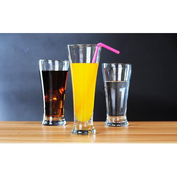 400ml 13.5oz Long Drink Flared Pilsner Glasses For Beer / Juice / Mojito