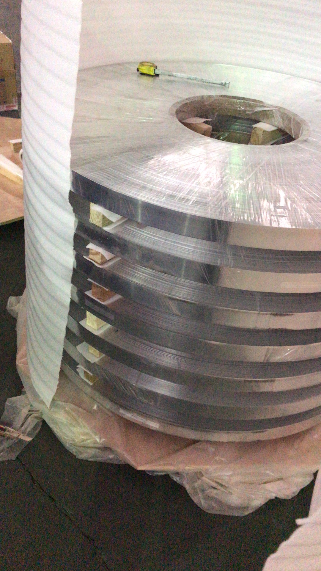 1100 1200 o H112 текстурировали алюминиевый покрытый Pvc цвет отделки подгонянный катушкой