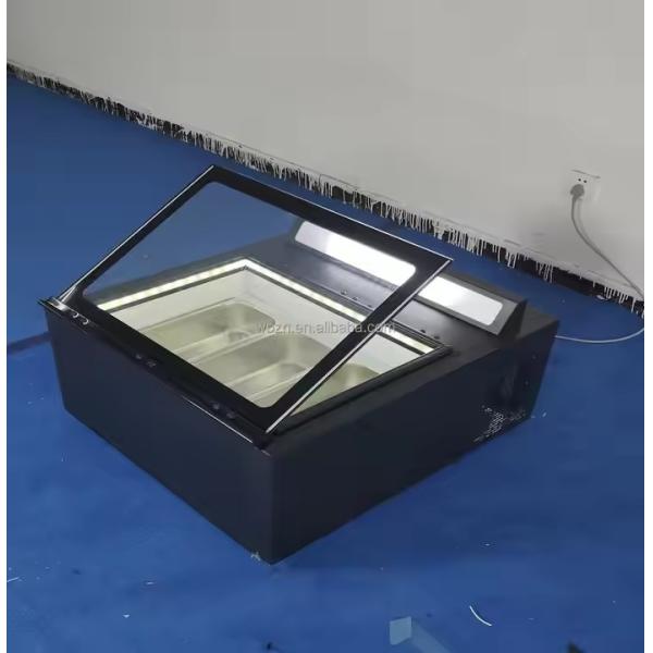 Wholesale Price Yogurt case Ice Cream Display Freezer Ice Cream Display Counter