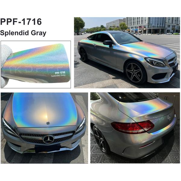 Splendid Gray Anti Dirty Color Paint Protection Film Self Adhesive Grey PPF Color Wrap