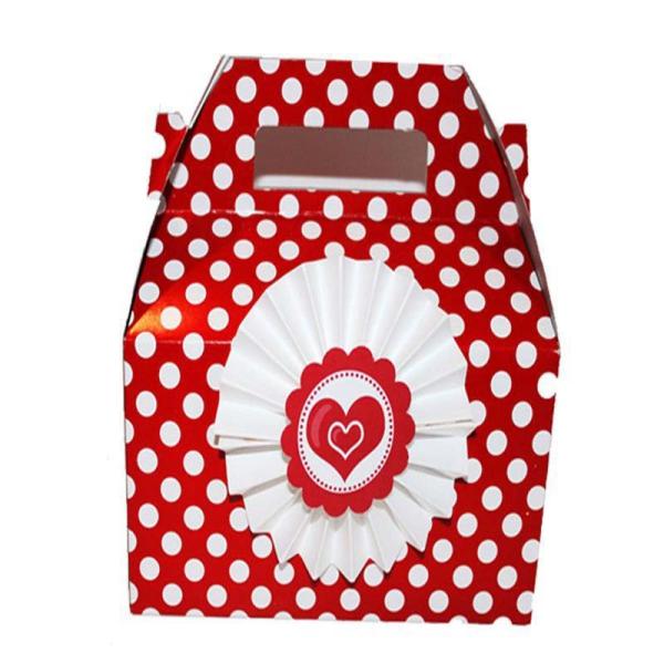 single chocolate cupcake window box with hanger single muffin packagingbox